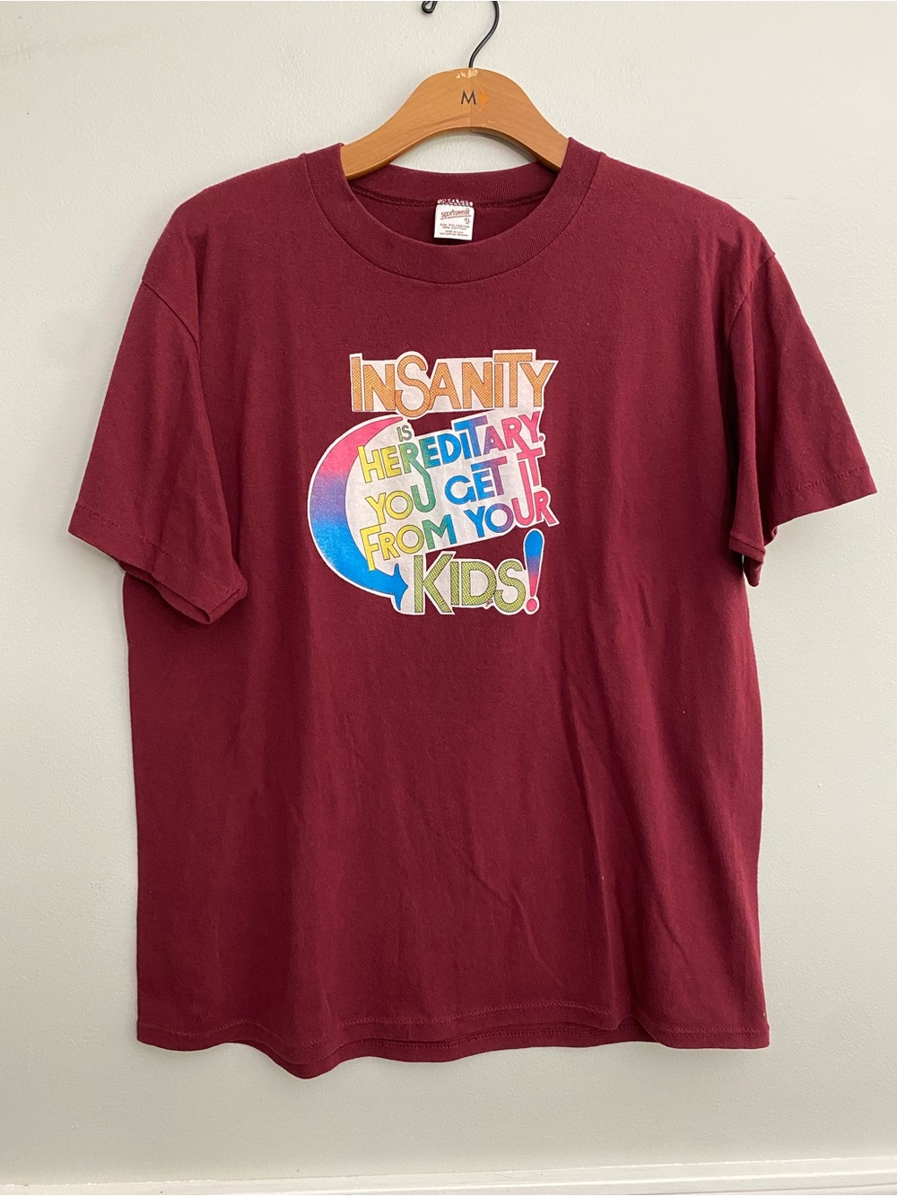 Vintage 1970s‎ Insanity Single Stitch Tee Shirt - L